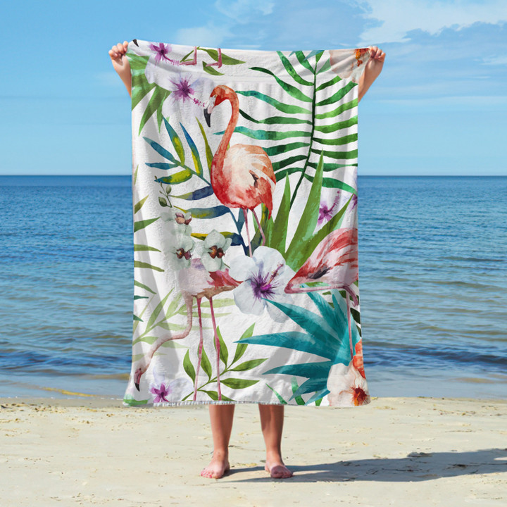 Flamingo Beach Towel, Best Beach Towels, Flamingo Towel