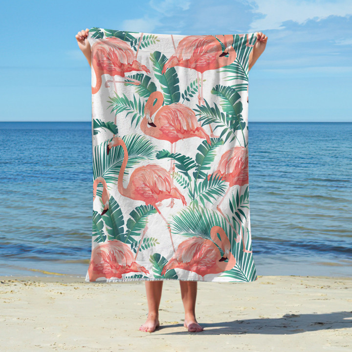 Flamingo Towel, Flamingo Beach Towel, Best Beach Towels