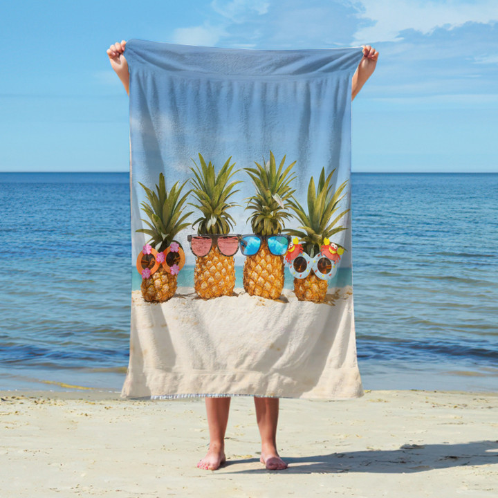 Pineapple Cute, Pineapple Beach Towel, Best Beach Towels
