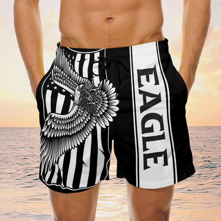 American Eagle Shorts, Eagle Mens Boardshorts, Gifts For Men Eagle Swim Shorts
