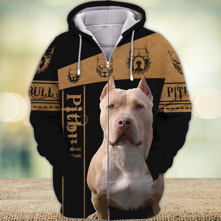 Pitbull Love Never Walk Alone 3D Full Print Shirts 1177
