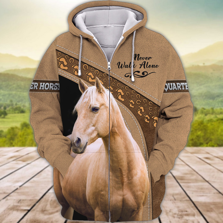 American Quarter Horse Never Walk Alone 3D Full Print