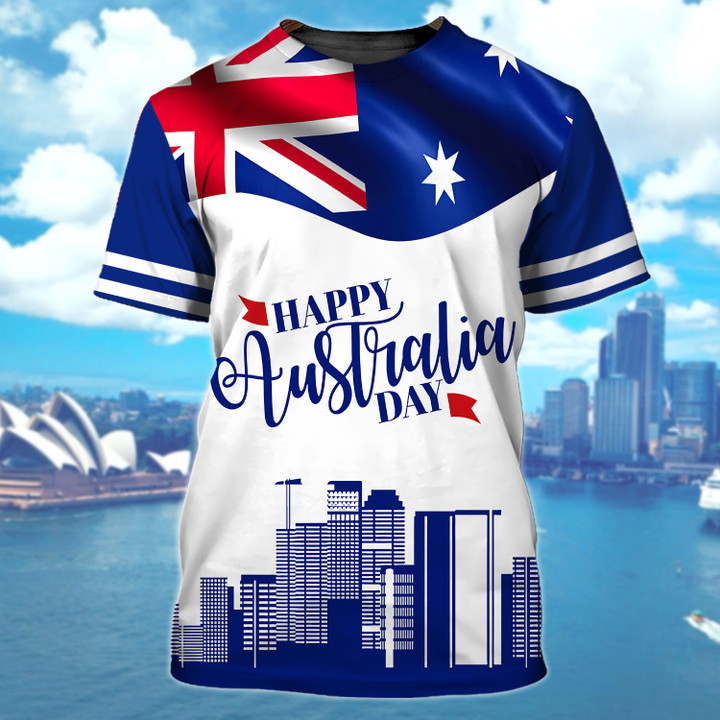 Happy Australia Day 3D Full Print Shirts Tad 71