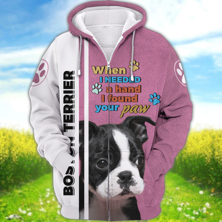 Boston Terrier 1225 3d Full Print