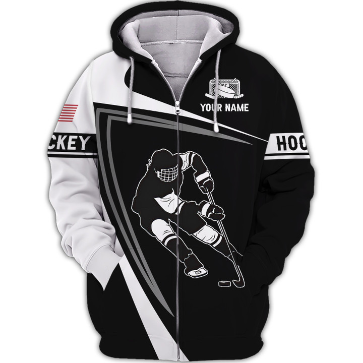 Ice Hockey Personalized 3d Hoodie