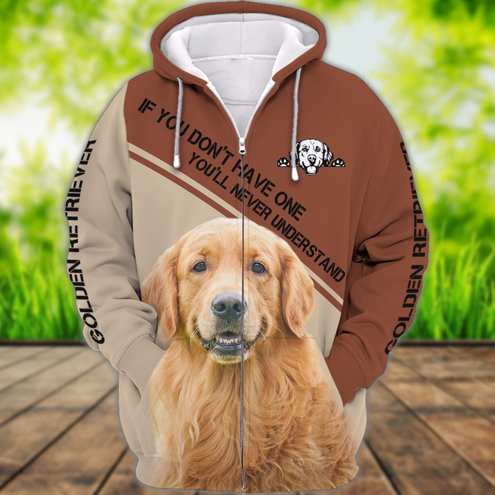 Golden Retriever - If you don't have one, you'll never understand 3d Shirts