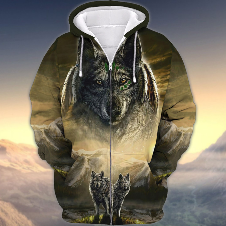 Wolf Calling Nature 3D Shirts