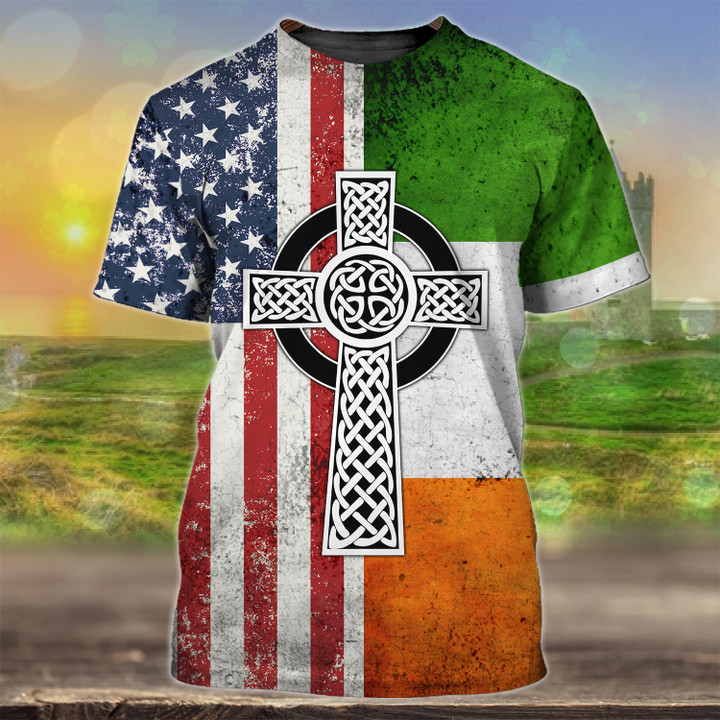 Irish Independence Day America 3D Shirt Gifts For Men Women
