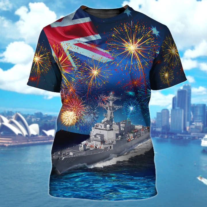 Happy Australia Day 3D Full Print Shirts Tad 74