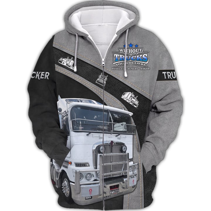 Kenworth Trucker 3D All Over Printed Hoodie T Shirt