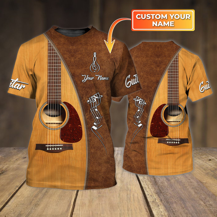 Guitar Custom Name 3D Shirts For Men and Women