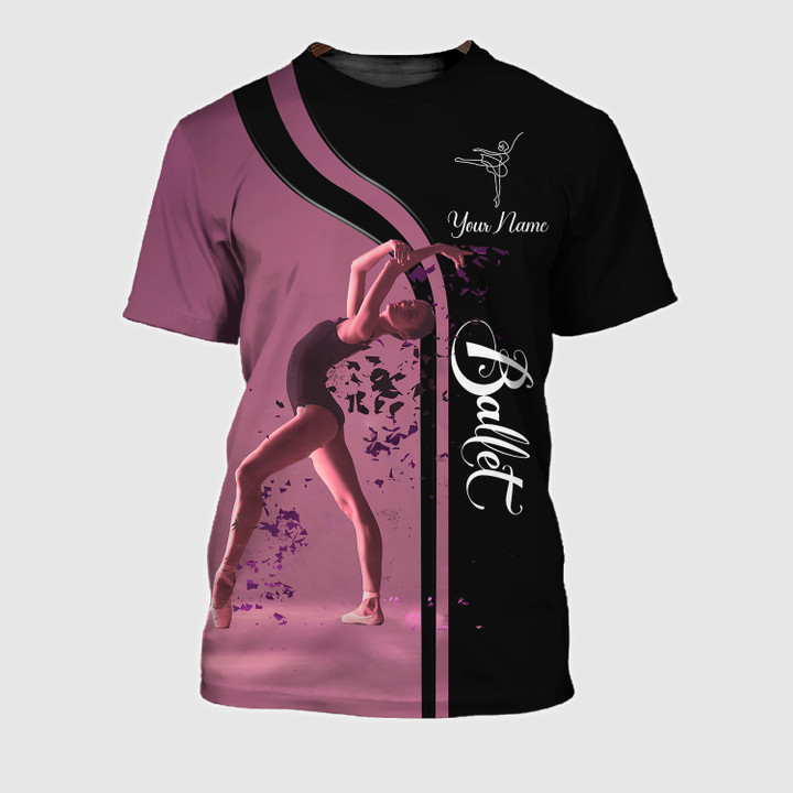 Ballet Shirt, Ballerina Shirt, Dance Shirt, Ballet Gift, Dancer Shirt, Ballerina Gift, Girls Ballet Shirt, Ballet T Shirt 3D T-Shirt