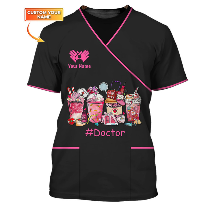 Doctor Tee Shirt Medical Scrubs Clothing Custom Doctor Tshirt