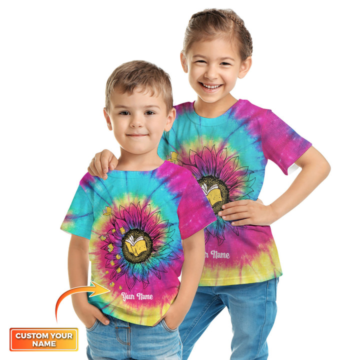 Sunflower Ombre - Custom Kids Shirts