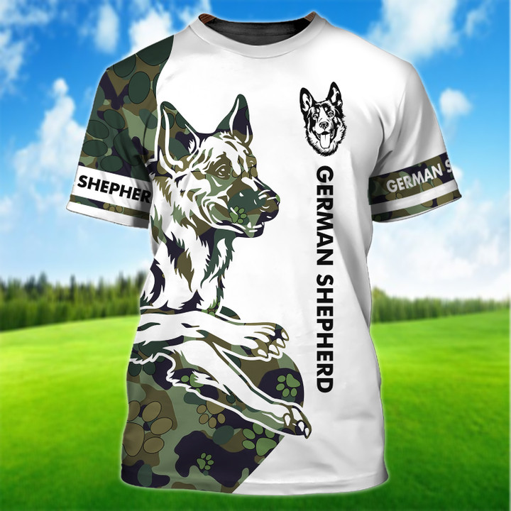 German Shepherd 3d Full Print 3D Tshirt Hoodie
