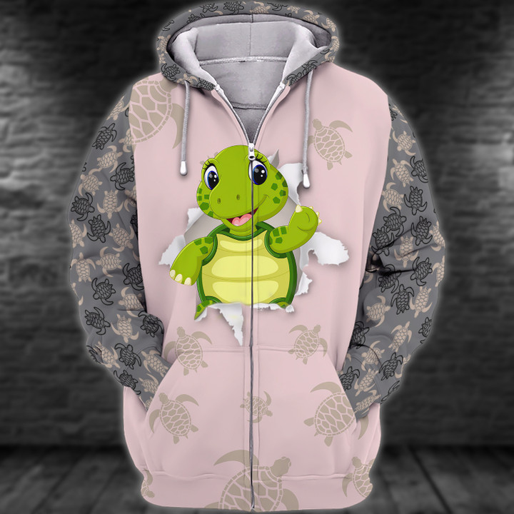 Turtle Lover 3D All Over Printed Shirts Hoodie 001