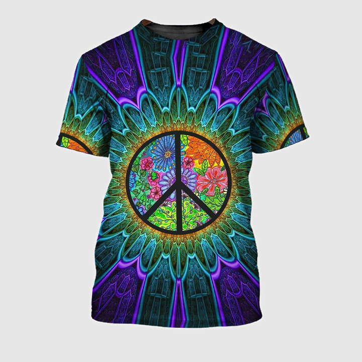 Hippie 3D Shirt Gift For Hippies Hoodie T Shirt 002