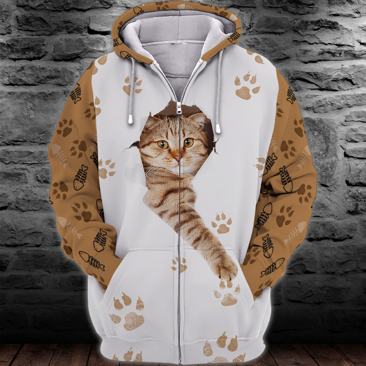 Meowy Love Cat 3D Full Print Shirts Tad 157