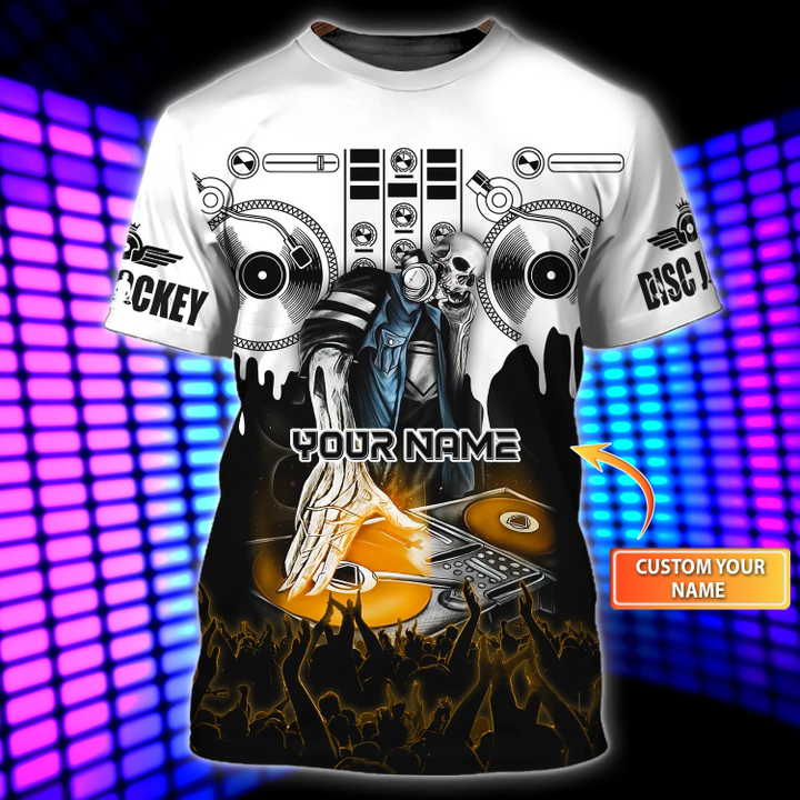 DJ4 - Personalized Name 3D Tshirt - NTQ
