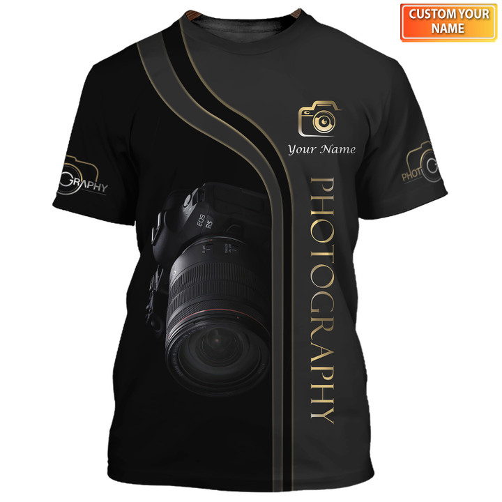 R5 Camera 3D Shirts Photographer Design Photography Shirts