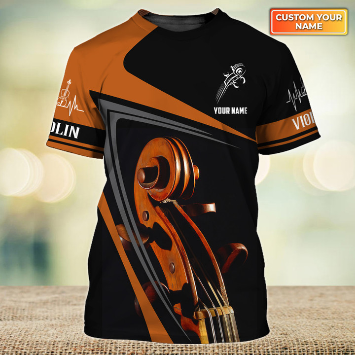 Custom Violin Shirts Violin Pattern Design Shirts 2598
