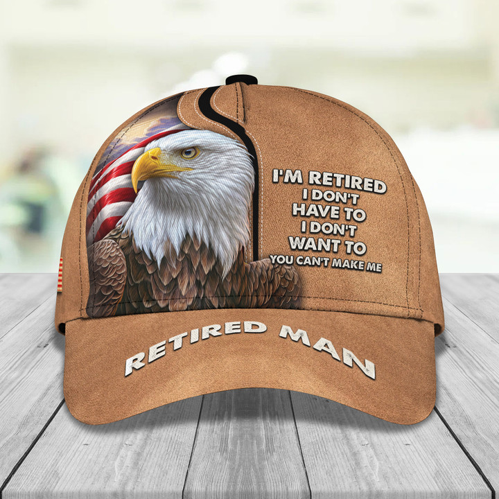 Retired Man 3D Classic Cap
