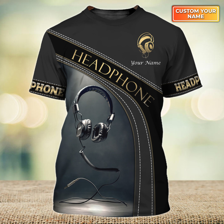 Custom Headphone Shirts Headphone Pattern Design Shirts 2644