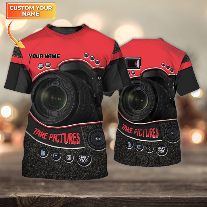 Custom Photographer Shirts Camera Shirts