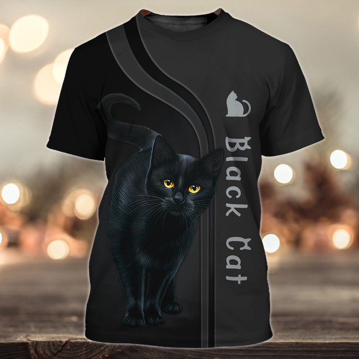 Black Cat 3D Full Print Shirts