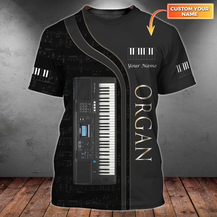 ORGAN 3D Shirts Piano Lover Shirts