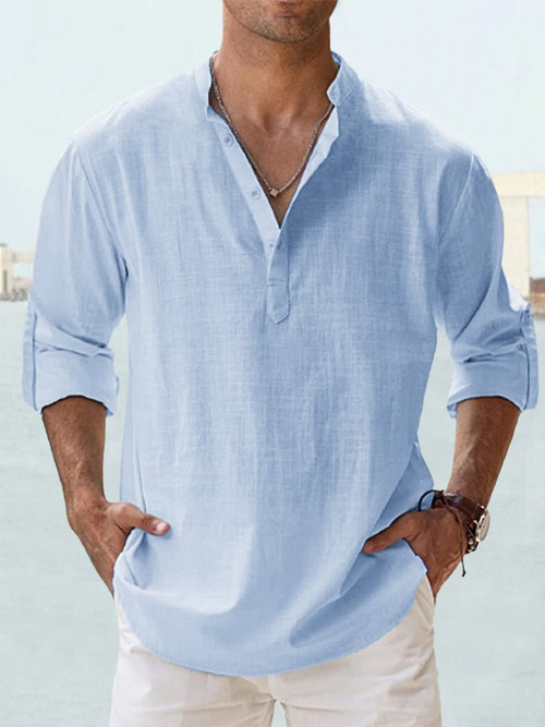 Summer Casual Linen Men's Shirt 🔥Sale 50% Off Limited Time🔥