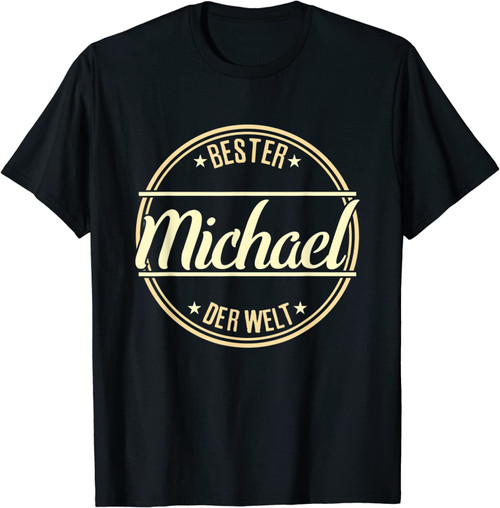Herren Bester Michael Der Welt Michael Geschenk T-Shirt