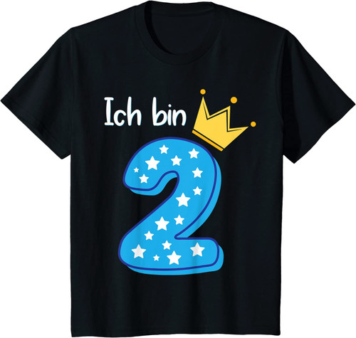 Kinder 2 Geburtstag Junge Geschenk-Idee Outfit Ich Bin Schon 2 T-Shirt