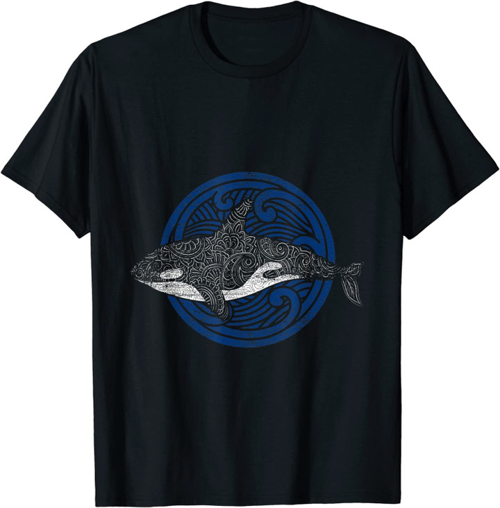 Geschenk für Tierliebhaber Wal Tiermotiv Klimaschutz Orca T-Shirt