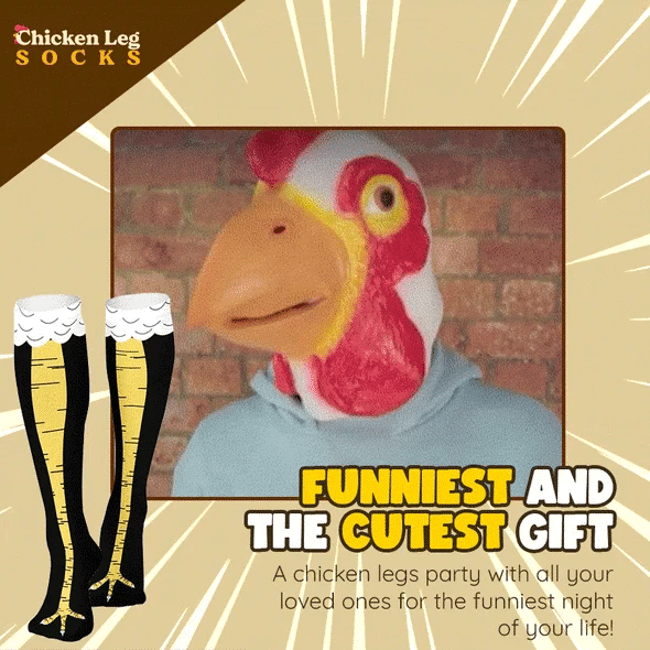 🌲Early Christmas Sale-SAVE 66% OFF 🌲Chicken Legs Socks