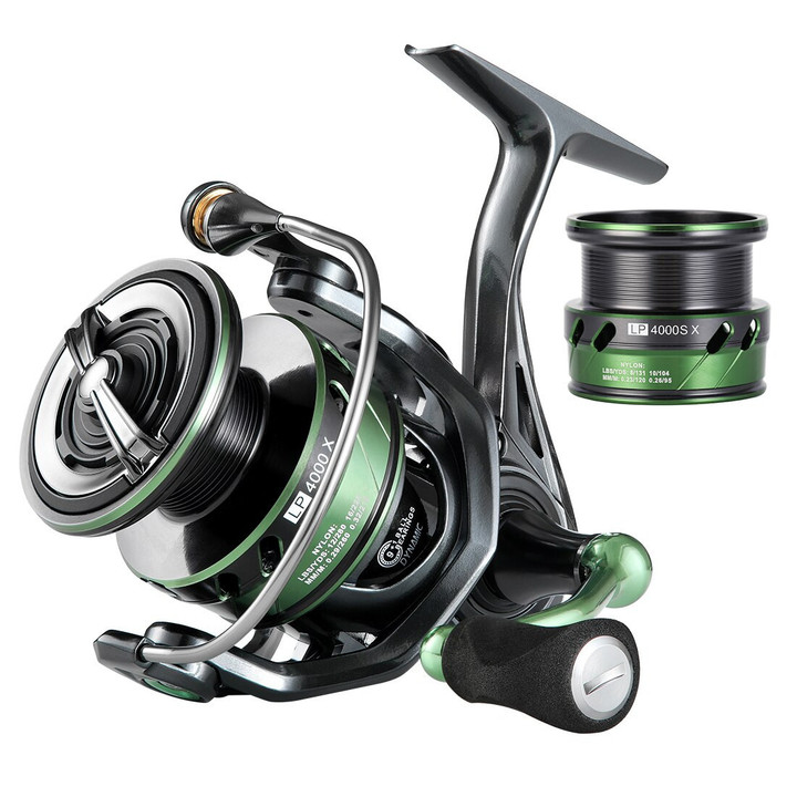 Fishing Reels, 5.2:1 Durable Gear MAX Drag 28lb Smoother Winding Spinning Fishing Reel