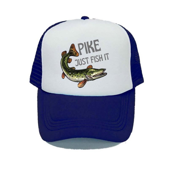 Pike Fishing Hunter Camouflage Baseball Cap