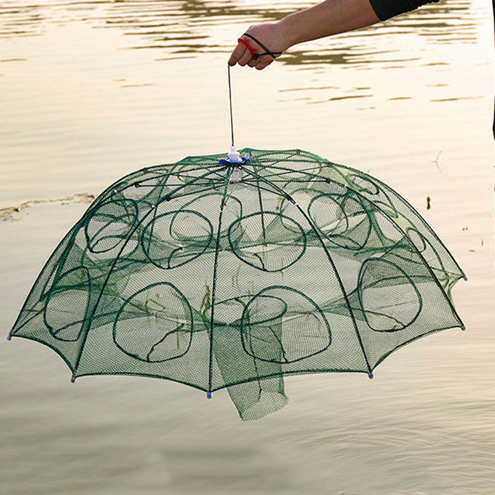 Fishing Net Shrimp Cage Nylon Foldable