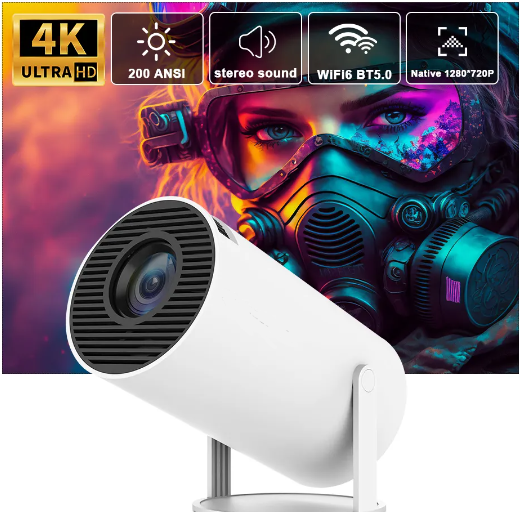 4K mini portable projector