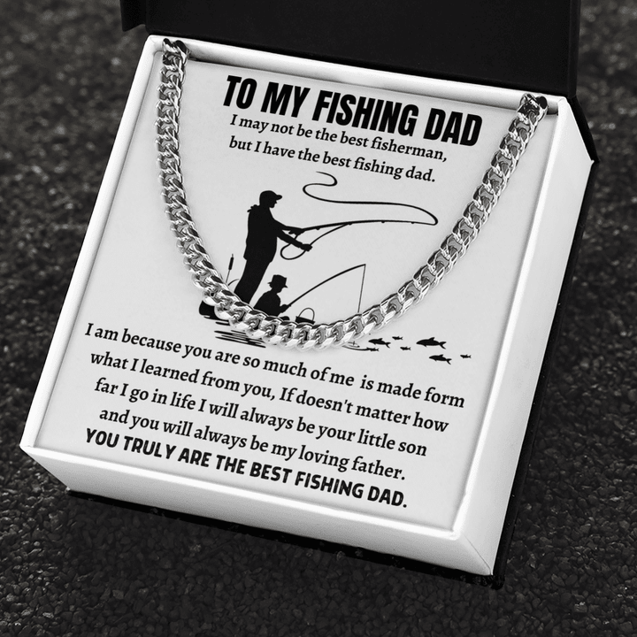 To My Fishing Dad Father's day gift