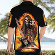 Skull Fire Love Music Hawaii Shirt