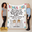 Personalized Father's Day 2022 Fleece Blanket