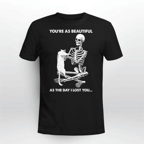 Skull Love Cat Pets T-Shirt
