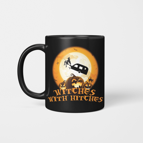 Witches With Hitches Halloween Mug