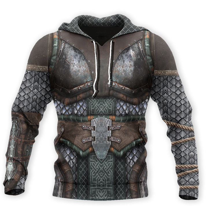 Viking Inspired Armor Sport 3D Hoodie