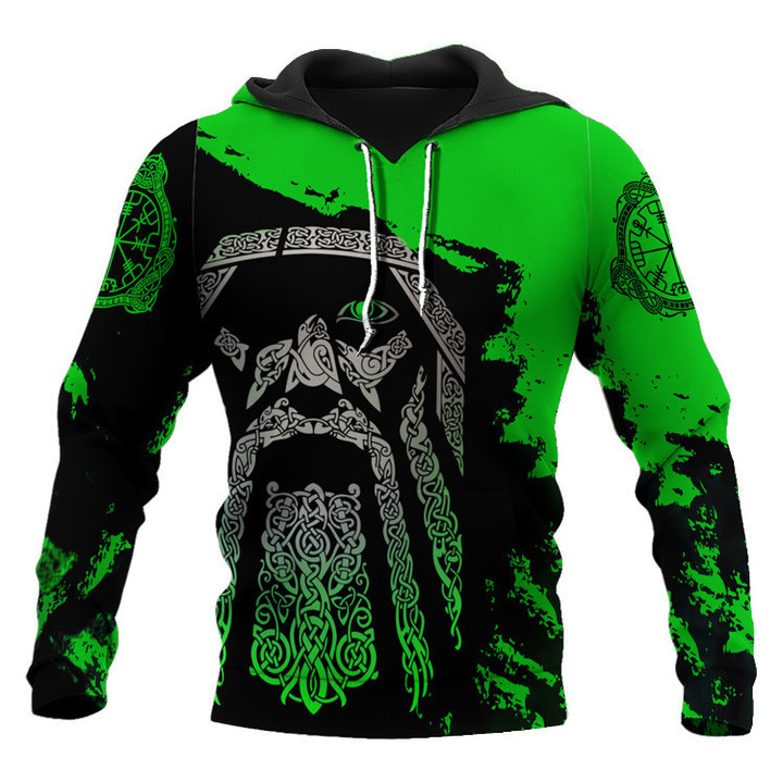 Viking Odin 3D All Over Printed Shirts Hoodie for Men and Women
