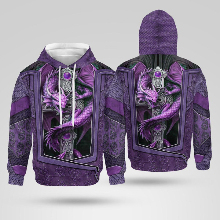 3D Tattoo And Dungeon Dragon Hoodie
