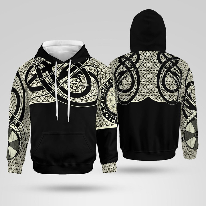 Norse Tree Of Life 3D All Over Print Hoodie