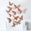 3D Butterfly Wall Paper Stickers decorations Decals For Bedroom Bathroom