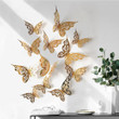 3D Butterfly Wall Paper Stickers decorations Decals For Bedroom Bathroom